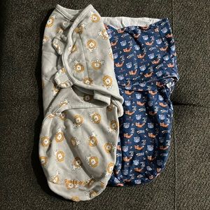 Newborn baby swaddles